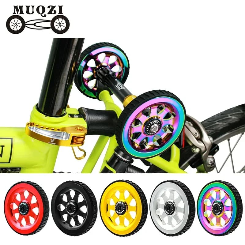 MUQZI 82mm Easy Wheel Bike Ceramica Cuscinetto Easywheel Design allargato aggiornato per bicicletta pieghevole Brompton DROPSHIPPING