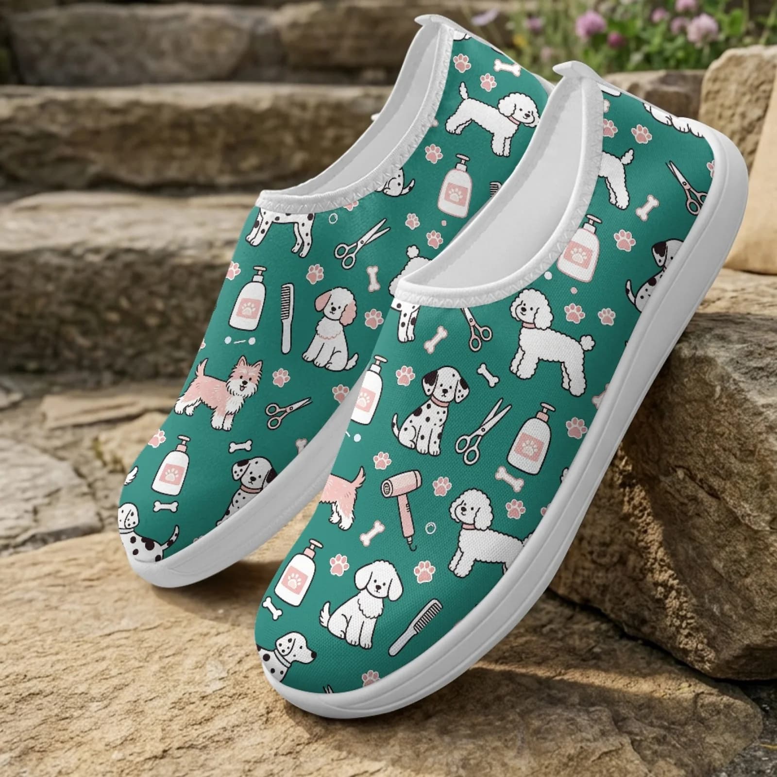 XIXIRIMIDO Slip-on Wide-toed Shoe Nurse Shoes Men's Sneakers and Casual Shoes Zapatillas de Mujer Tenis Feminino Pet Grooming