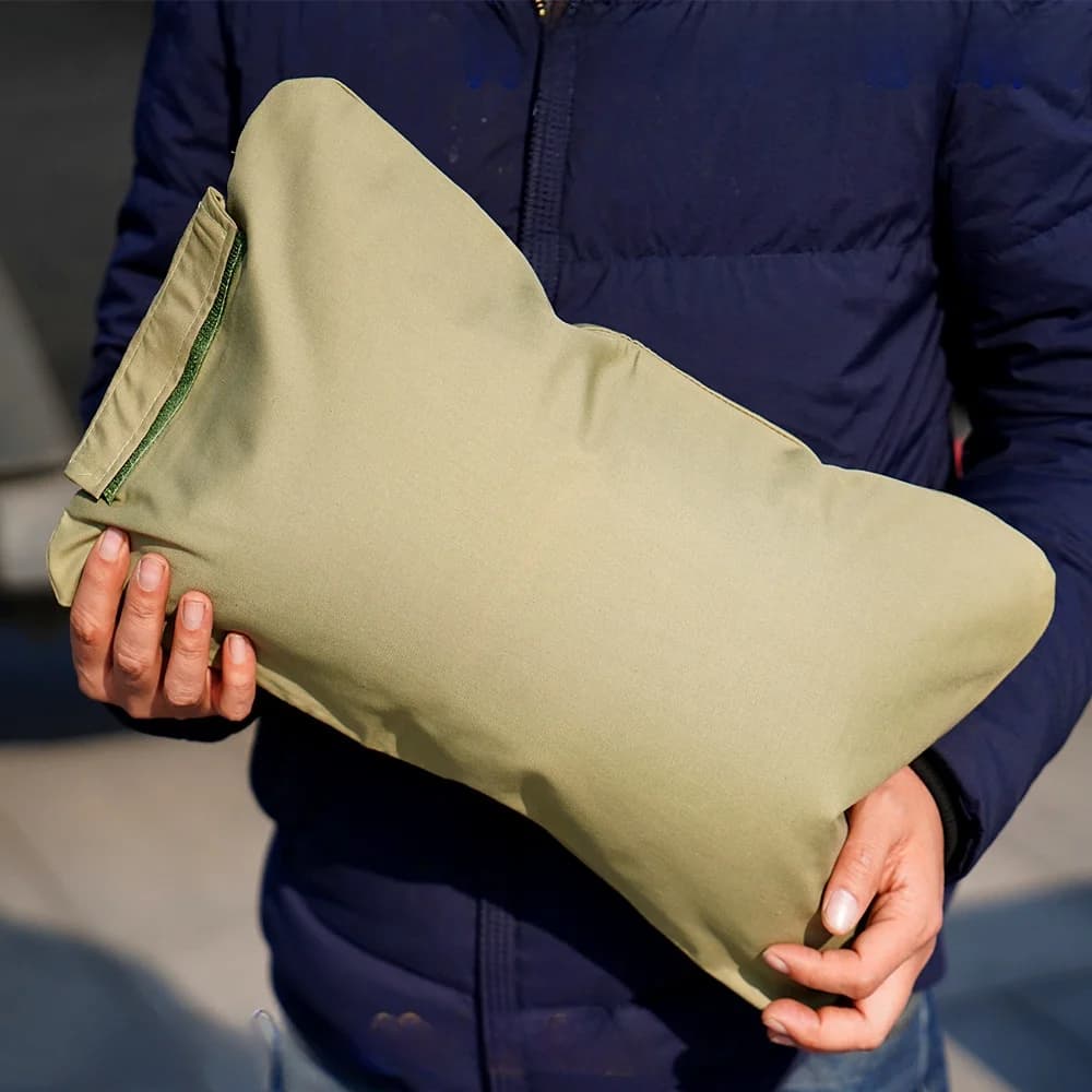 Cuscino Gonfiabile Portatile per Supporto Collo, Viaggio, Campeggio, Auto, Supporto Lombare, Doppio Strato, Comodo e Leggero per Dormire