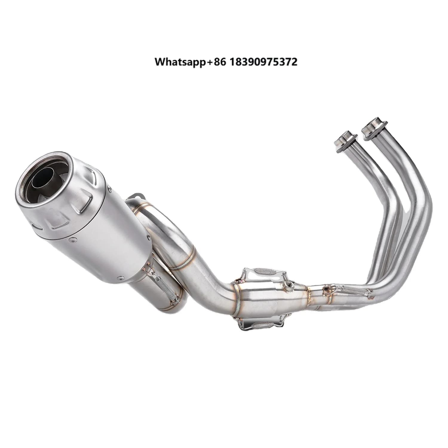 New Stainless Steel MT07 Motorcycle Exhaust System Modification Full Section with ARROW Escape for