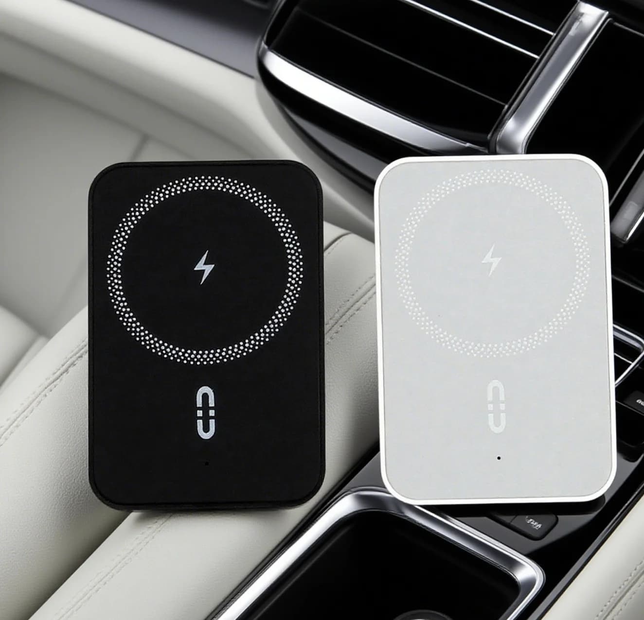 Caricabatterie Wireless Magnetico da 30W per Auto, Compatibile con iPhone Serie 17/16/15/14/13, Samsung Galaxy Serie S25/S24/Z Fold/Flip