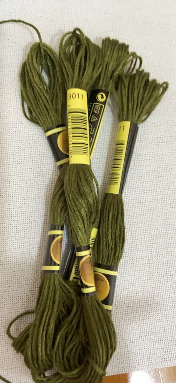 10 PZ/LOL Punto Croce Filo Da Ricamo Filo Per Principianti FAI DA TE Braccialetto Artigianale Craft8M Matassa Arcobaleno DMC 3011