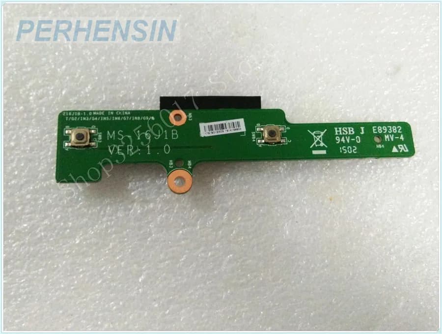 Original Laptop FOR MSI GE72 Power button card with MS-16J1B cable works perfectly 100%
