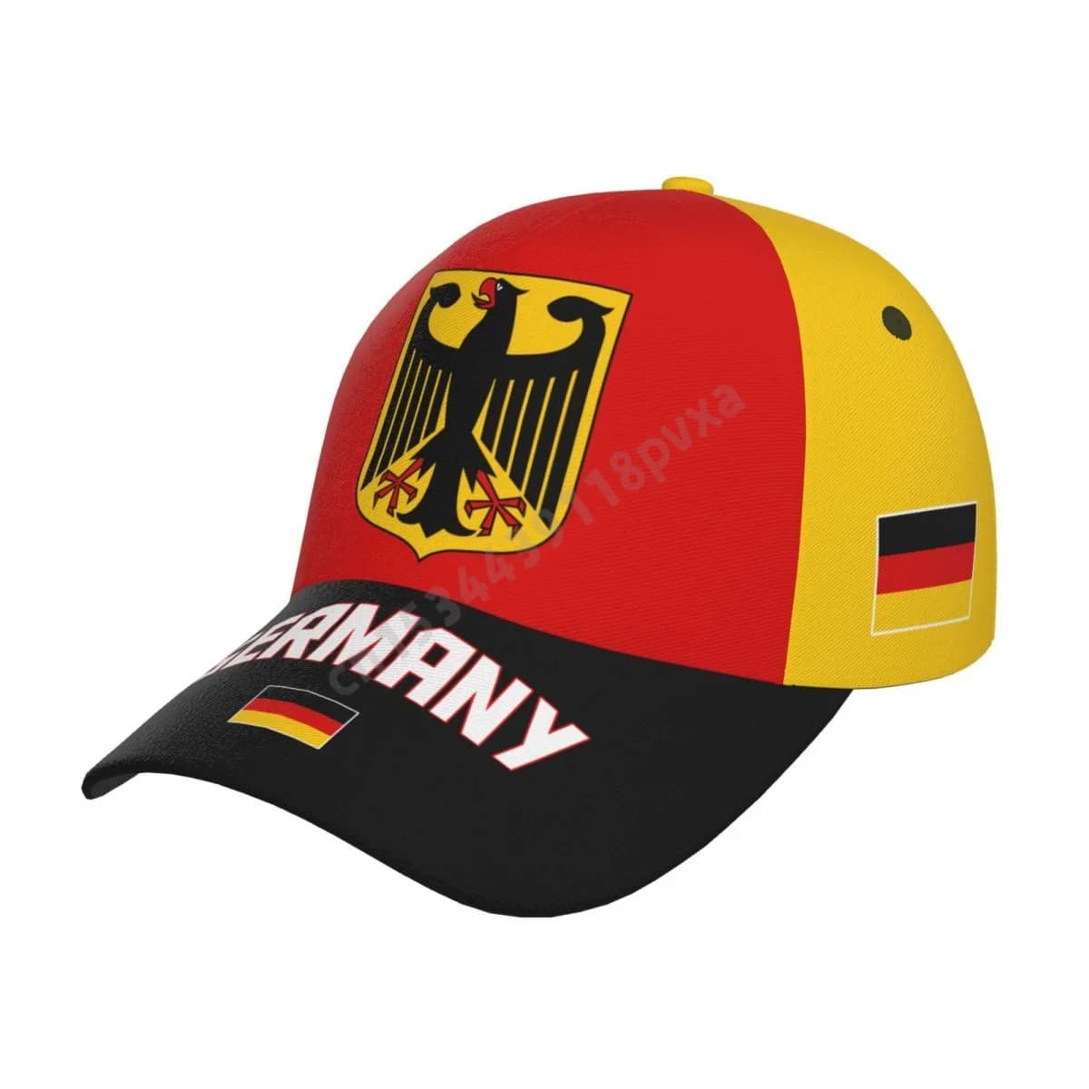 Berretto da baseball unisex con bandiera tedesca per adulti, cappello patriottico per appassionati di calcio di baseball, uomini e donne