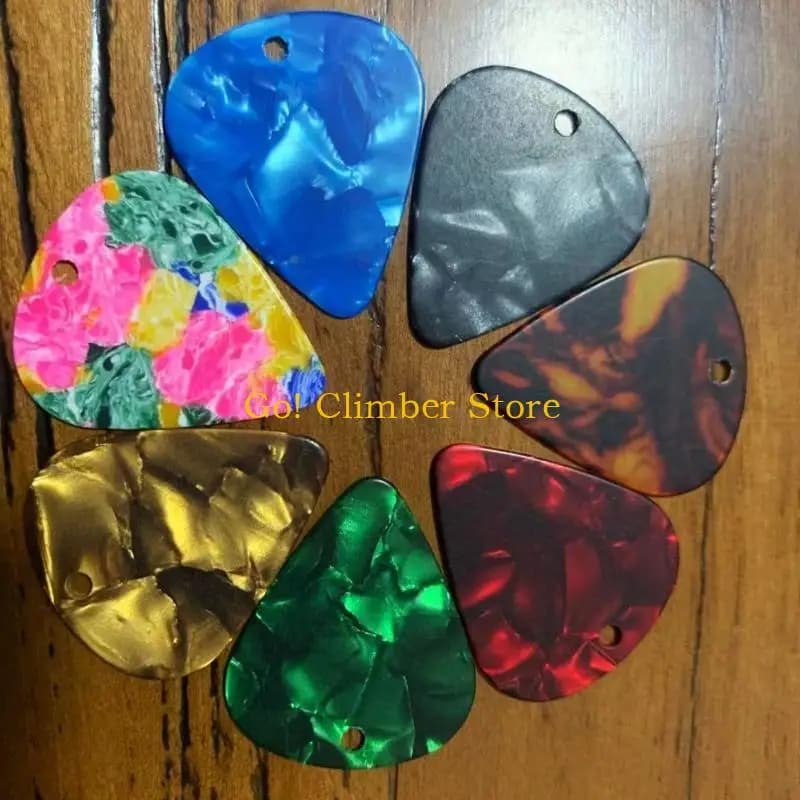 Q84c Guitar Pick Cocklace Diamond Grade Pendant Musician's Gift per il chitarrista