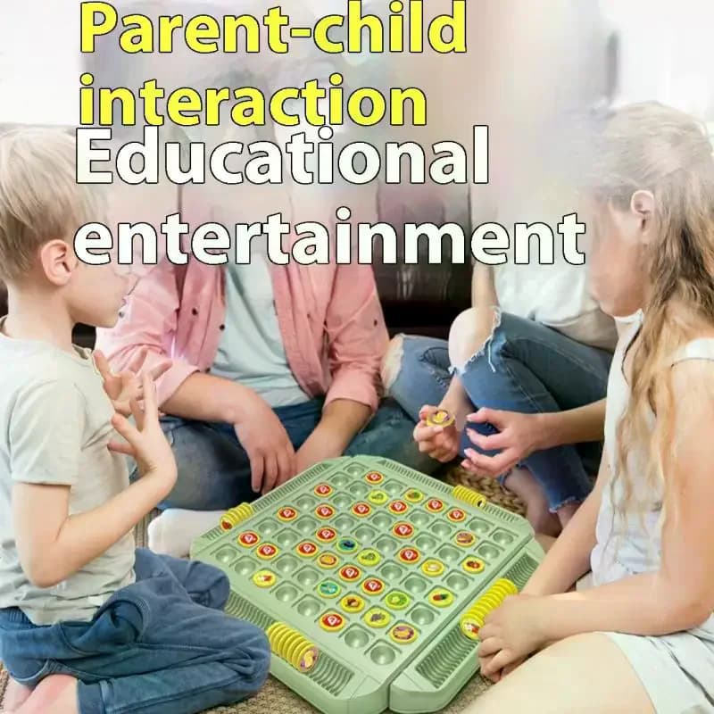 Set di Giochi Interattivi Genitore-Figlio per Pensiero Logico e Cognitivo, Scacchi con Frutta, Gioco di Memoria e Sfida