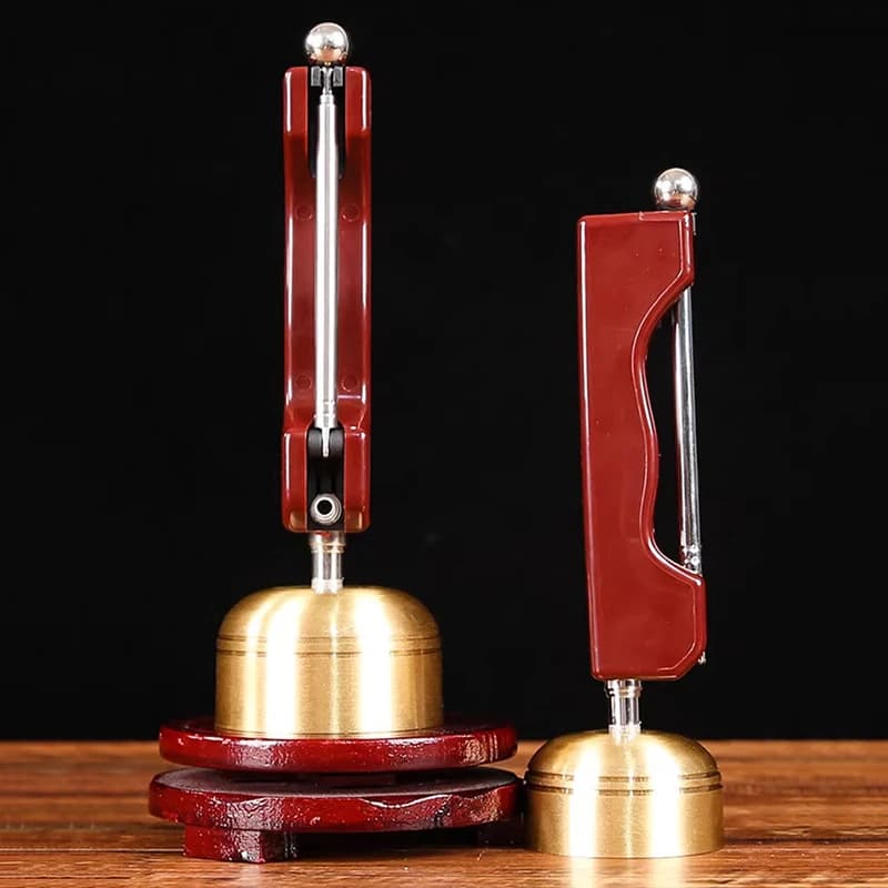 Auto Scaling Chime Bell Copper Tibetan Bell Temple Chimes Meditation Diapason Adjustable Handheld Chimes Buddhist Supplies