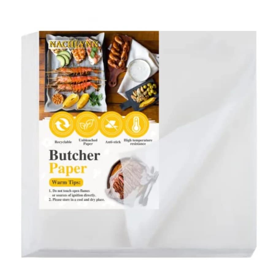 110 Pieces White Butcher Paper for Sublimation Disposable Butcher Paper Sheets Precut 12 x 12 inch Square Meat Sheet No Wax for