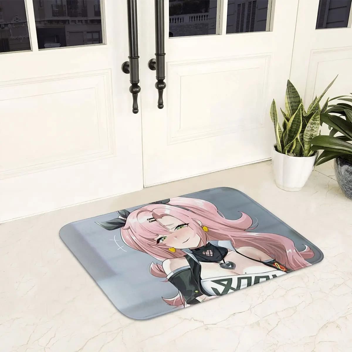 Nicole Demara Zenless Zone Zero Zerbino Anti-slip Rug Raschiante with sand Cooking carpet for entrance kitchen Mats for balcony