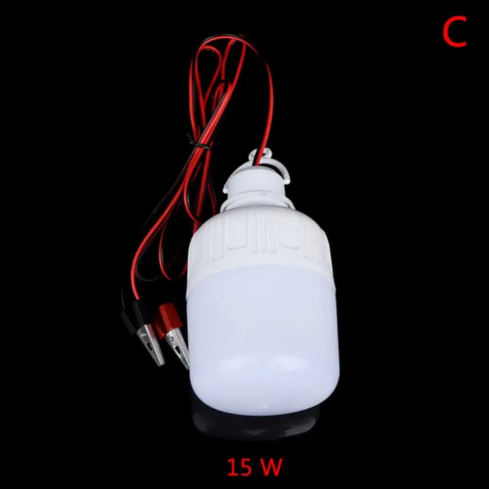 Lampade a LED 12V DC 12V 5W 9W 15W Lampadina spot Tenda da campeggio esterna Luce notturna Tenda da campeggio portatile Pesca notturna Lampada a sospensione