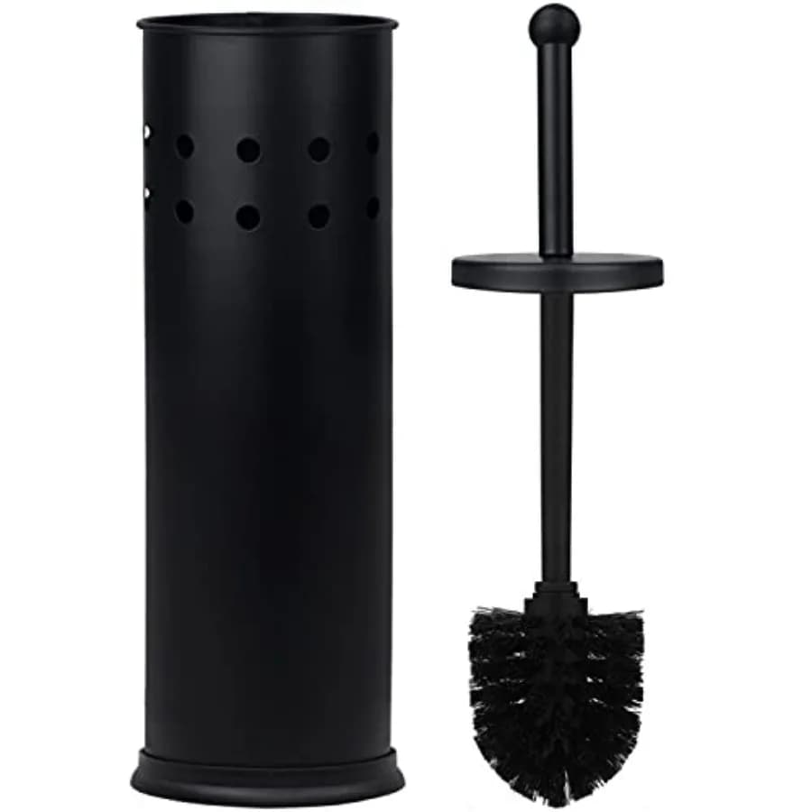 Toilet Brush and Holder Cleaning Brush Holder, Toilet Brush with Holder, Toilet Bowl Cleaner Brush and Holder, Steel