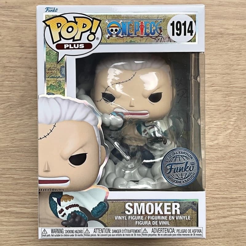Funko Pop! Plus Original One Piece Smoker #1914 Special Edition Vinyl Figure Anime Collectible Model Desktop Ornament Toy Gift