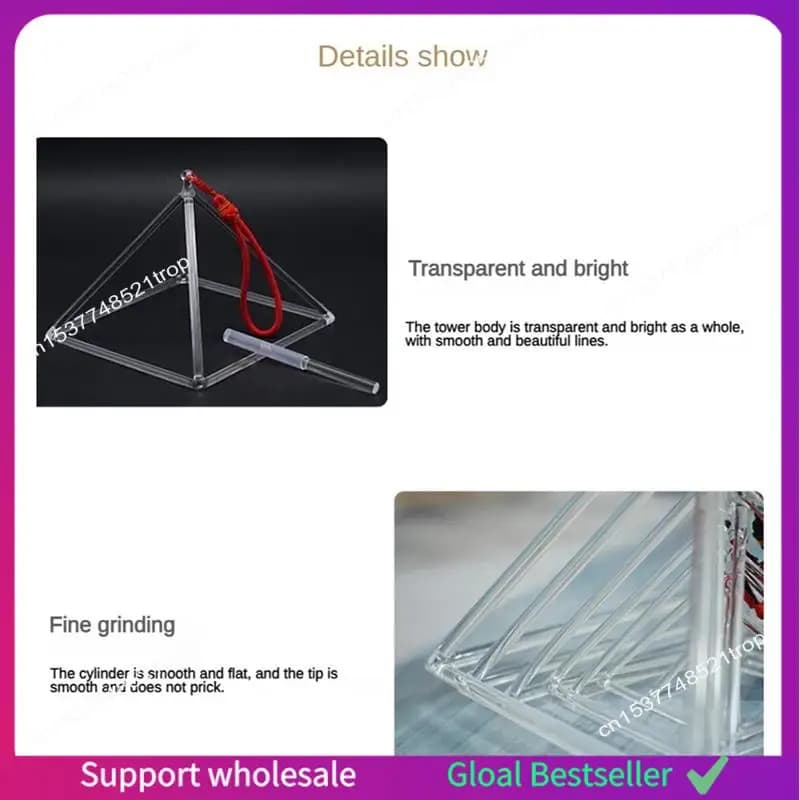 A38M Healing Crystal Quartz Singing Bowl, 3-Inch, Ideal For Yoga And Sound Therapy Percussion Instrument