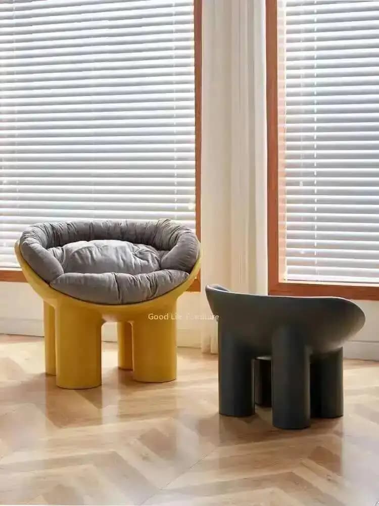Poltrona Casual a Forma di Elefante, Design Nordico, Sedia Singola Relax, Poltrona Instagram, Sedia da Esterno