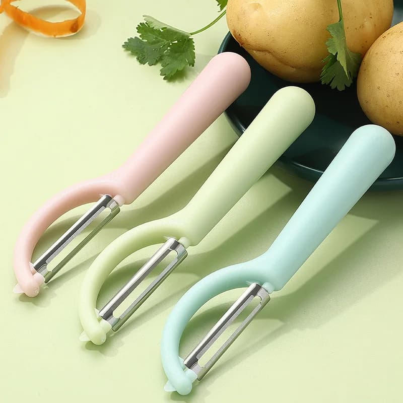 Multi-functional peeling knife Home vegetable Pelapatate Plastic handle Kitchen tool for peeling fruit