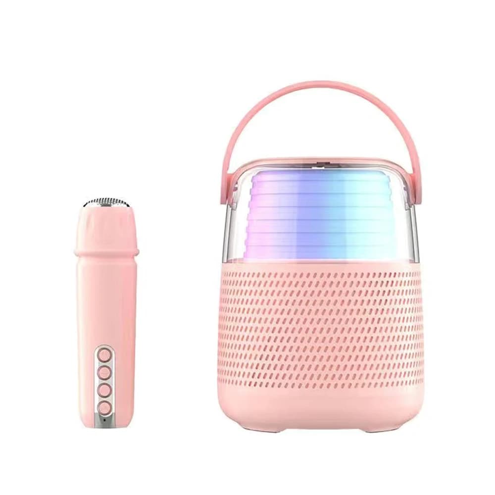 Y1 BT Macchina per karaoke Sistema di altoparlanti portatile 5.3 PA con 1-2 microfoni wireless Casa Famiglia Canto Regali per bambini