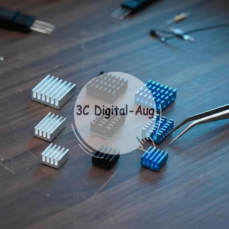 Raspberry Pi 4B Cooling Heat Sink 3PCS High-efficiency Aluminum Radiator for Single Board Computer Enthusiasts