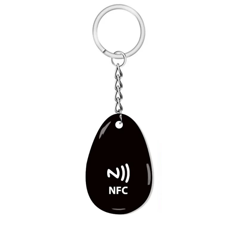Portachiavi Biglietto da visita digitale Smart NFC Tag epossidico Condividi istantaneamente informazioni a contatto App di pagamento per social media e altro