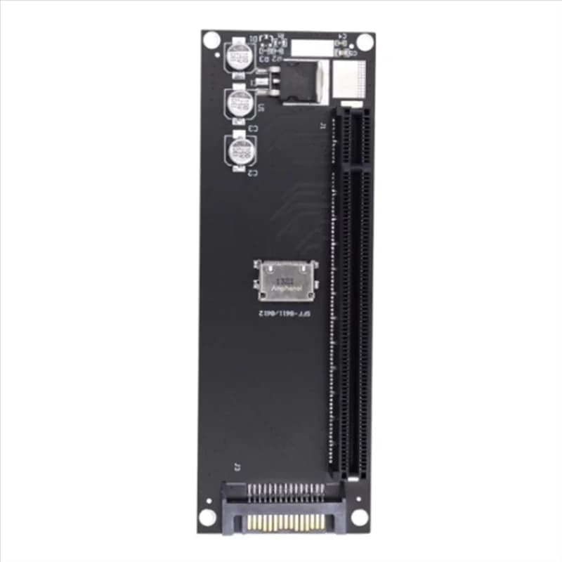 Adattatore da PCIe a SFF-8611, adattatore da Oculink SFF-8611 a PCIe PCI-Express 16X 4X con porta di alimentazione SATA per grafica della scheda madre