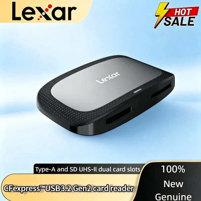 Lexar USB 3.2 Gen2 10Gbps 8K 2-in-1 Hi-Speed CFexpress Type A card reader SD Card Reader USB Type C Interface CFE Card Reader
