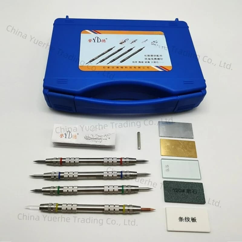 Accessori per penne per test Mohs per piastrelle di marmo, scala di durezza 2-9, Mohs Mohs