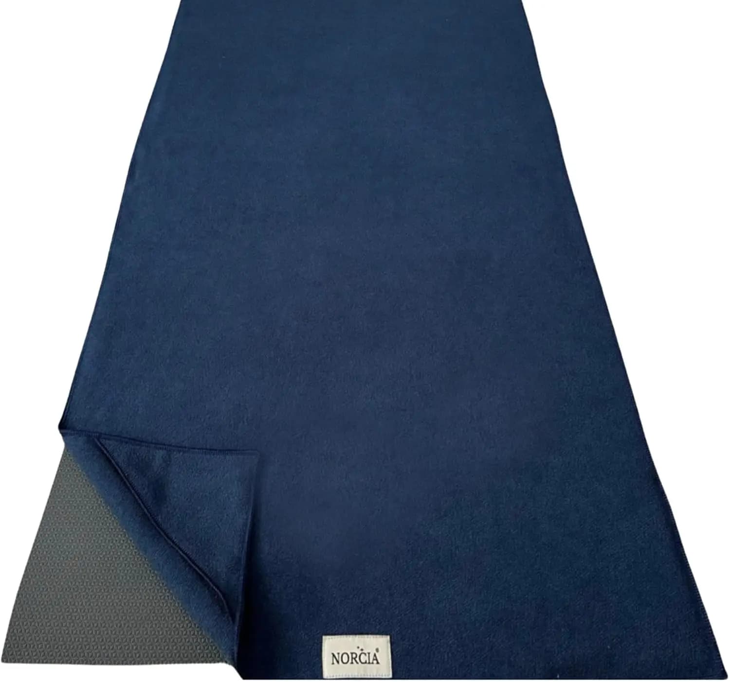 Anti-slip Yoga Phone with Angolan Pockets, 100% Microfiber, Sizes Sudor Absorption Mat in Blue Night