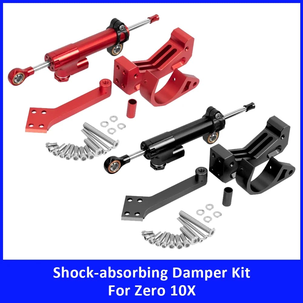 Staffa per Ammortizzatore di Sterzo Direzionale per Zero 10X, Kit Stabilizzatore Ammortizzatore di Sterzo, Accessori per Scooter Elettrico