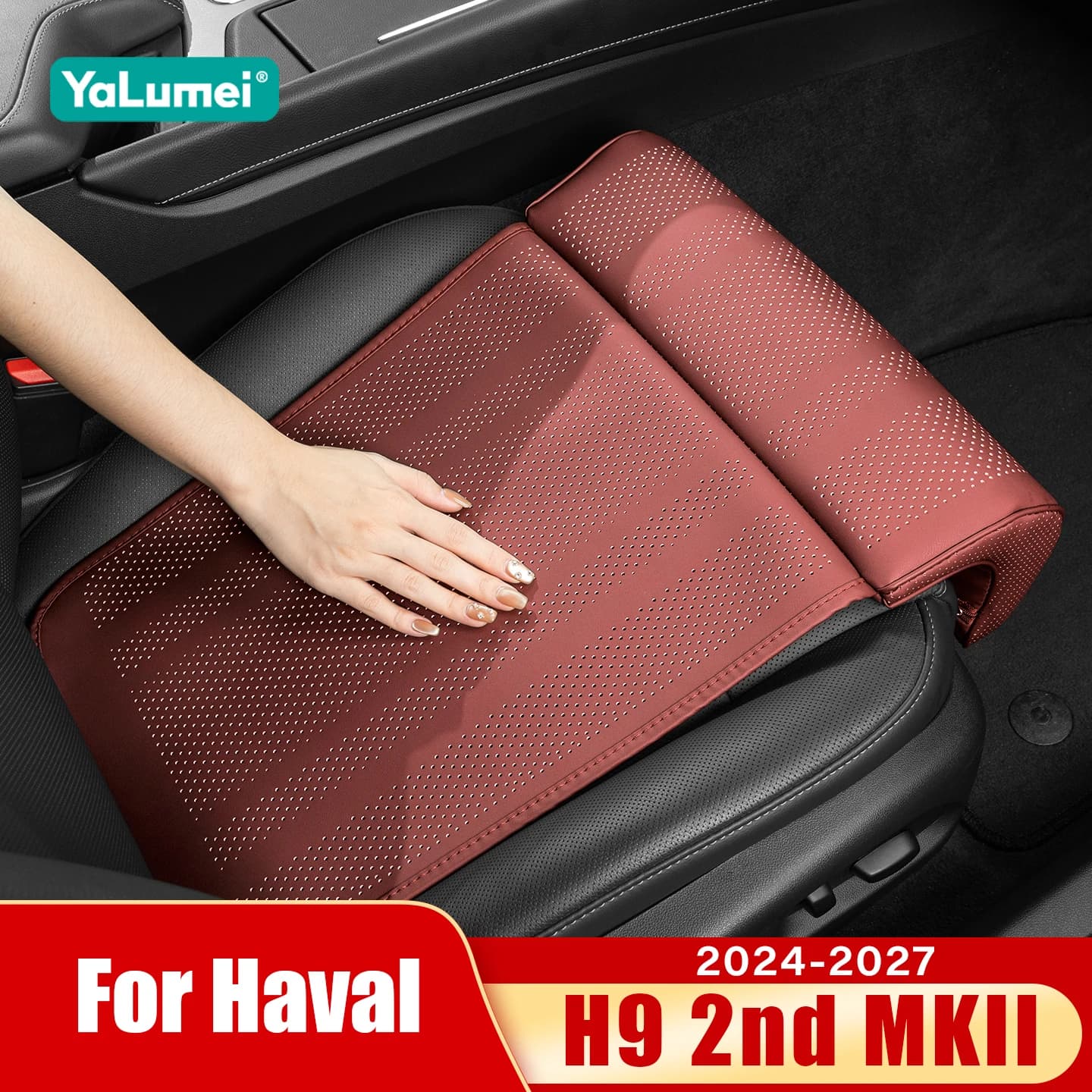 For Haval H9 2nd MKII 2024 2025 2026 Car seat Leg holder Memory Foam Extender Bearing Accessories