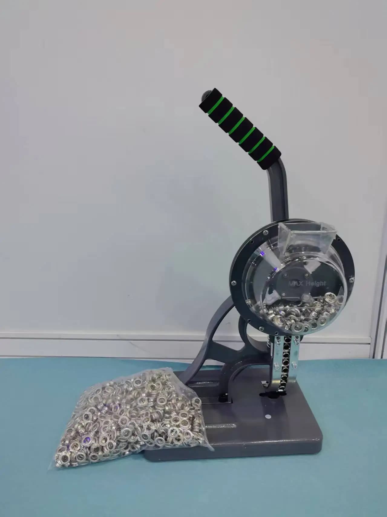 [Semiautomatic] Punching Machine for Eyelets Punching Machine for Curtain Paper with Flexible Telons and PVC Bags