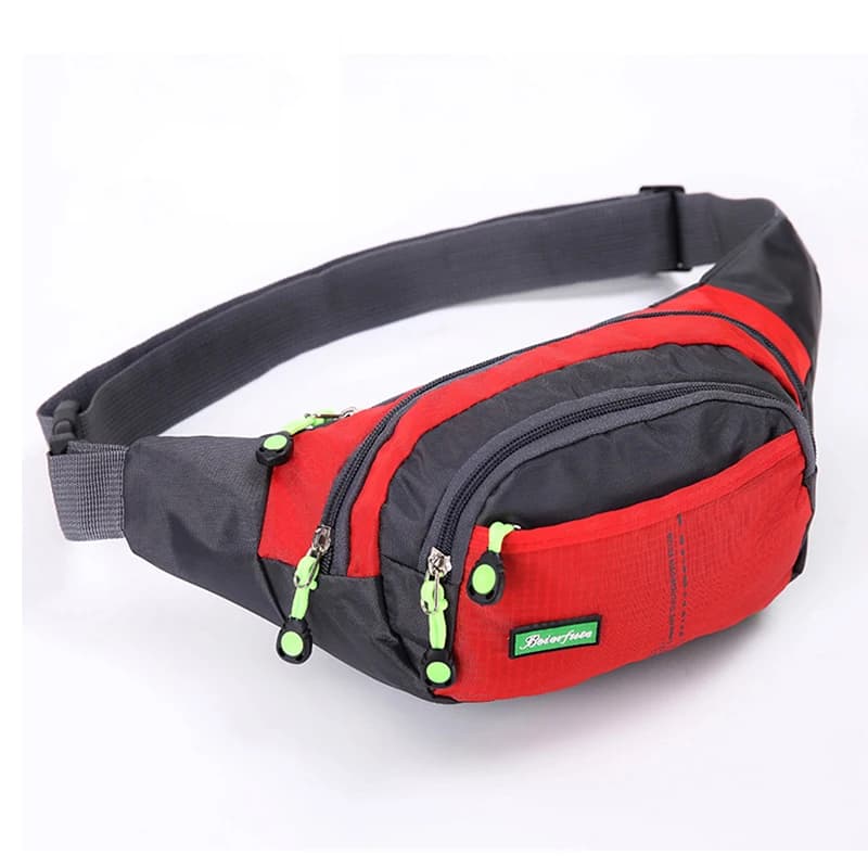 Marsupio Sportivo Multifunzionale Unisex per Viaggi, Ciclismo, Arrampicata e Corsa con Cintura Regolabile
