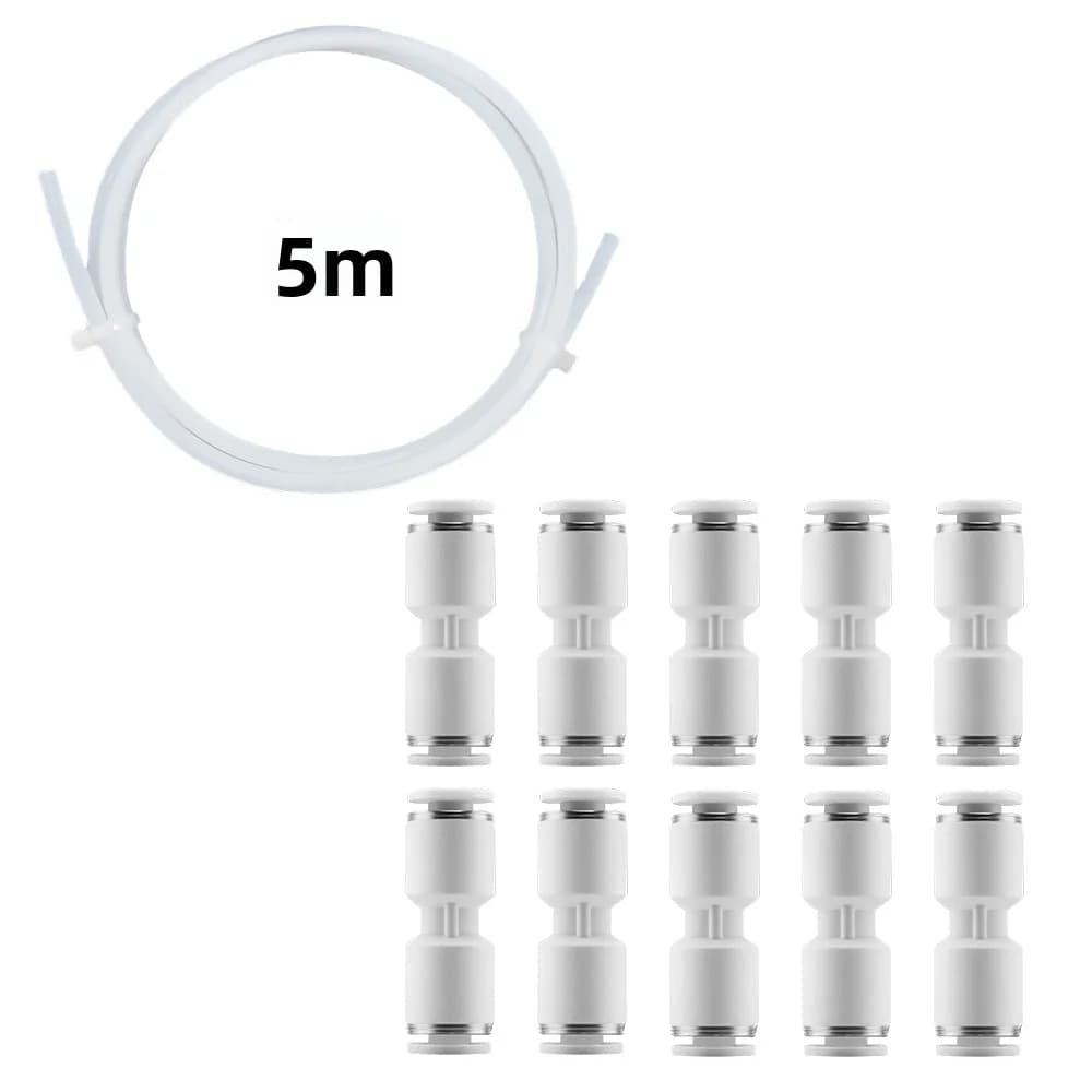 2/5/10PCS 3D Printer Accessories Teflon Power Pipe Connector, 2/5m Power Pipe, Suitable for Bambu Lab X1/X1C/ X1E/ P1PP1S