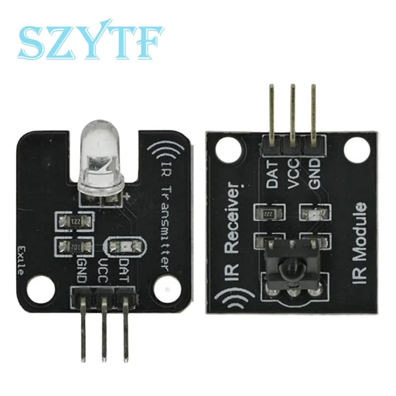 IR Infrared Transmitter Module, Digital Infrared Receiver Module 38kHz for Arduino, Electronic Component