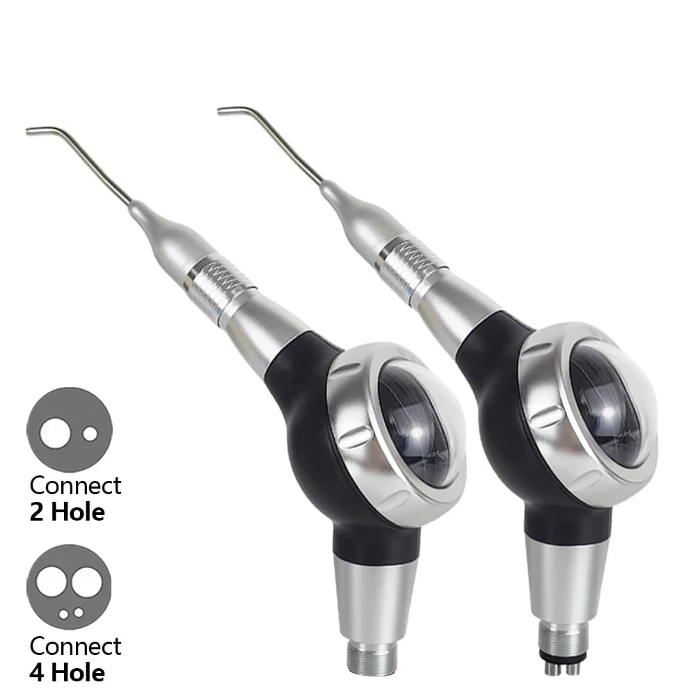 Unità di profilassi dentale ad aria - Pulitore ad aria per la pulizia e lo sbiancamento dei denti con sabbiatura, 2/4 fori, Attrezzatura professionale per odontoiatria