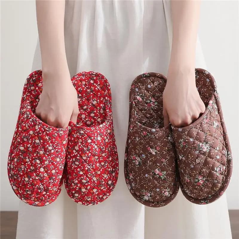 Korean Version of Household Baotou Autumn and Winter Slippers, Household Indoor Anti Slip Rubber Soles, Men's and Women's