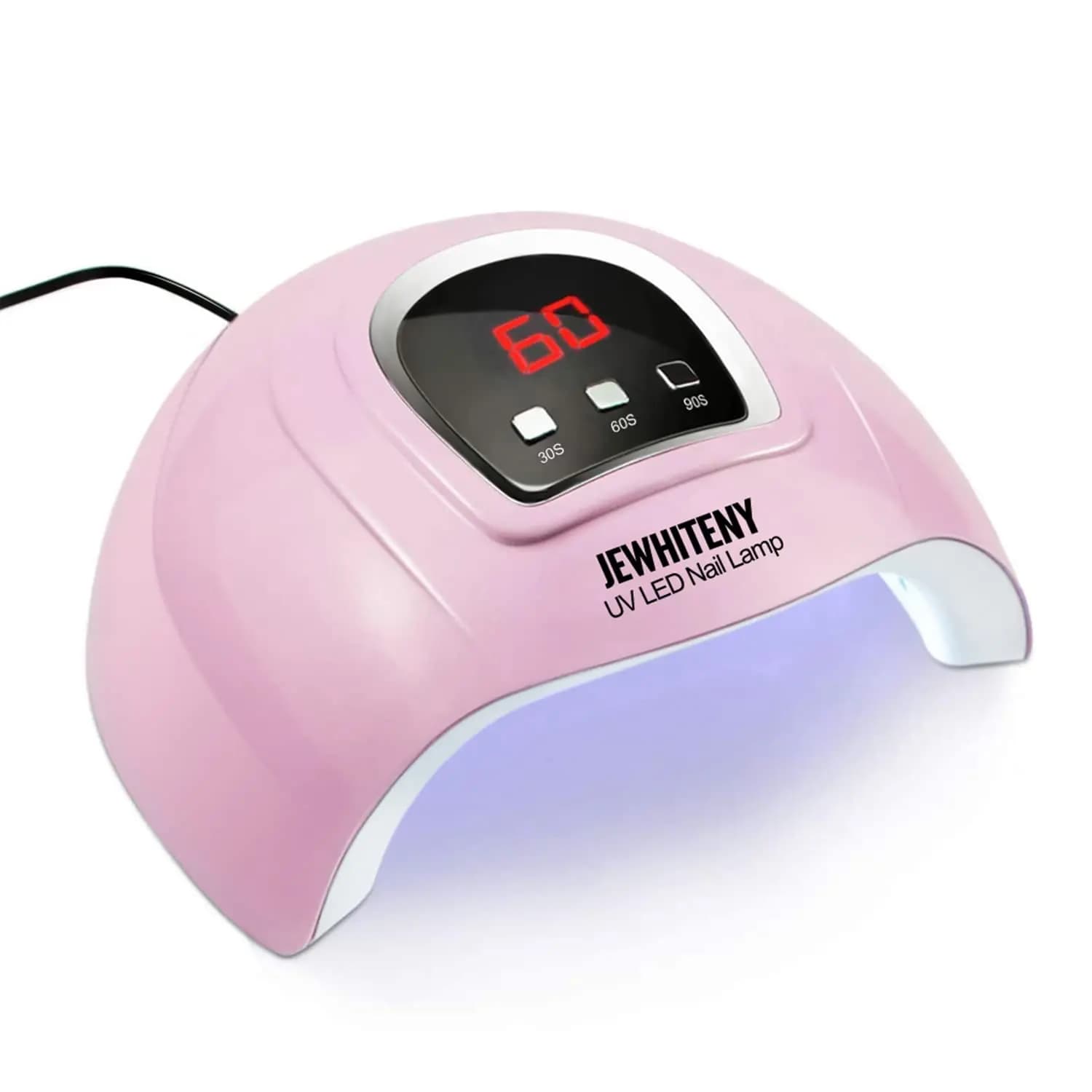 54W UV LED Nail Lamp with 3 Timers, Auto Sensor, LCD Display for Gel Polish Curing