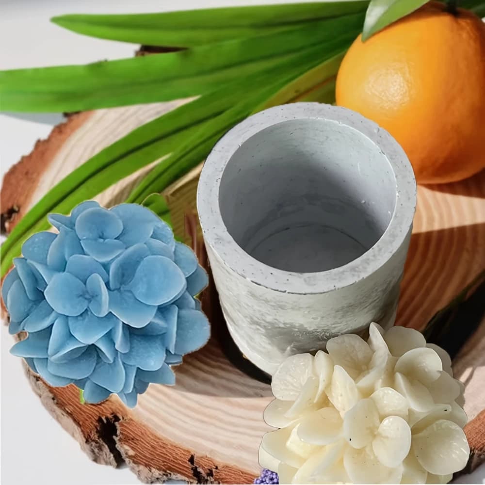 1pcs Carnation Candle Silicone Mold Diy Large Peony Resin Mould 3d Hydrangea Crystal Making Tool Flower Candles Home Decor