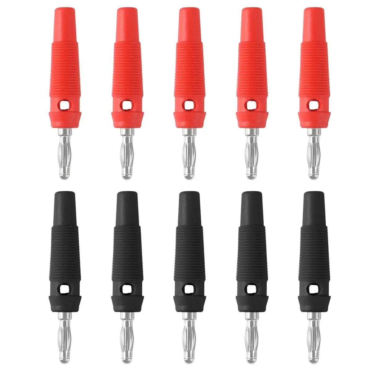 10 pcs 32A high current 4mm screw type male banana connector stackable connector speaker cable adapter 4mm high current banana connector