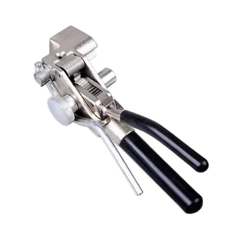 Larghezza di taglio fino a 25 mm e spessore fino a 1,2 mm, strumento manuale per fascette in acciaio inossidabile - lama in acciaio legato
