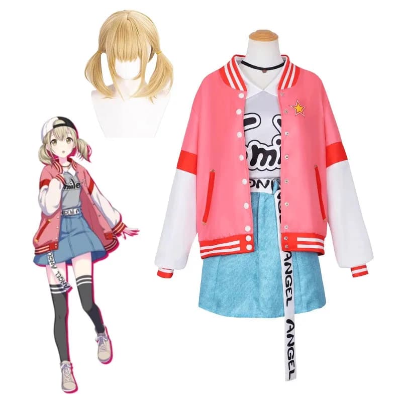 Anime Miuk Project Sekai Palcoscenico Colored Azusawa Kohane Cosplay Costume Halloween Costumes for Women Men Girls