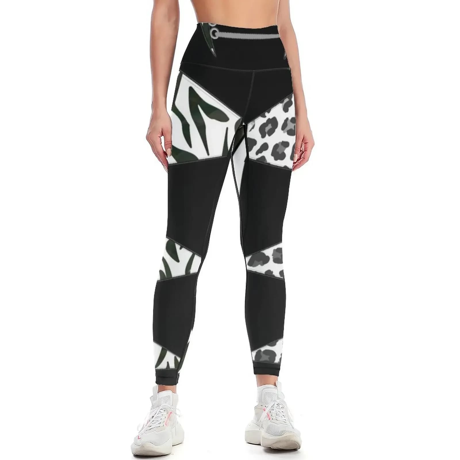 Pantaloni da guerriero in metallo bianco, leggings, abbigliamento da allenamento per pantaloni harem, abbigliamento da palestra, leggings per fitness, leggings da donna