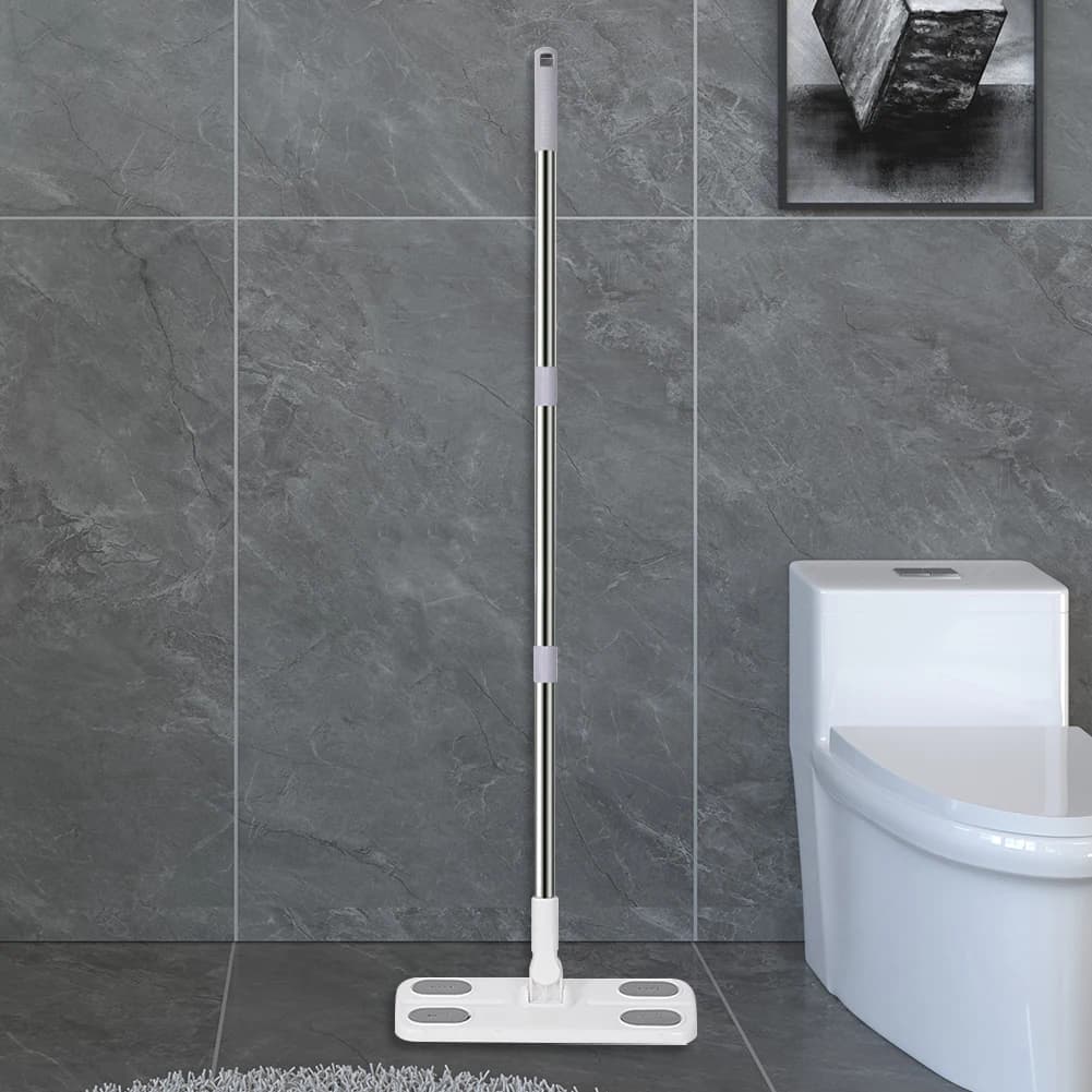 Dry and wet flat mop with 360-degree rotation Cleaner scraper Floor cleaning machine in hard wood laminate