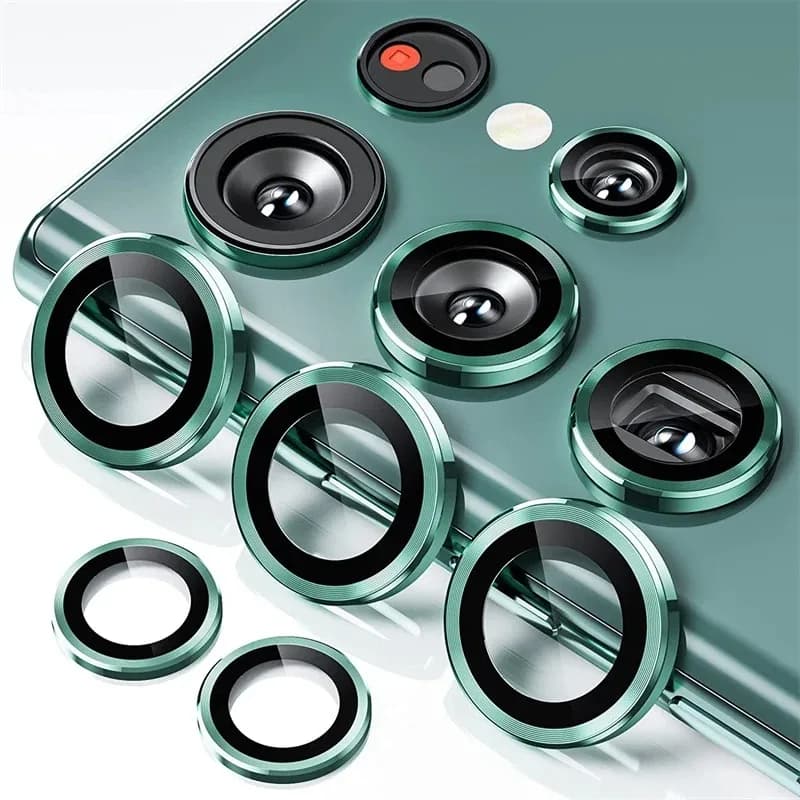 For Samsung S24 S25 Camera Lens Protector Cover For Samsung Galaxy S24 S25 Ultra S25 Plus 5G 9D Tempered Glass Lens Cap