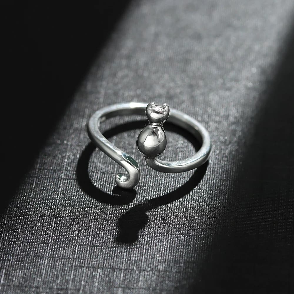 Guide per filati da indossare regolabili Gancio per cucire gioielli Anello lavorato a maglia Anello per maglieria Anello per uncinetto