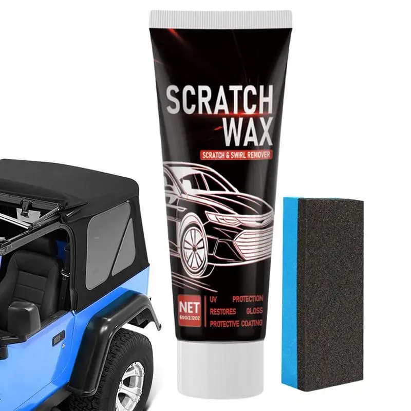 Kit per lucidare i graffi della cera per la riparazione dei graffi dell'auto per la cera per la riparazione dei graffi della vernice dell'auto con lucidatrice per vernice in spugna per la lucentezza della vernice dell'auto
