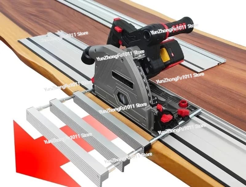 Sega circolare elettrica brushless senza polvere per legno e cartongesso, accessorio per utensili di alta precisione