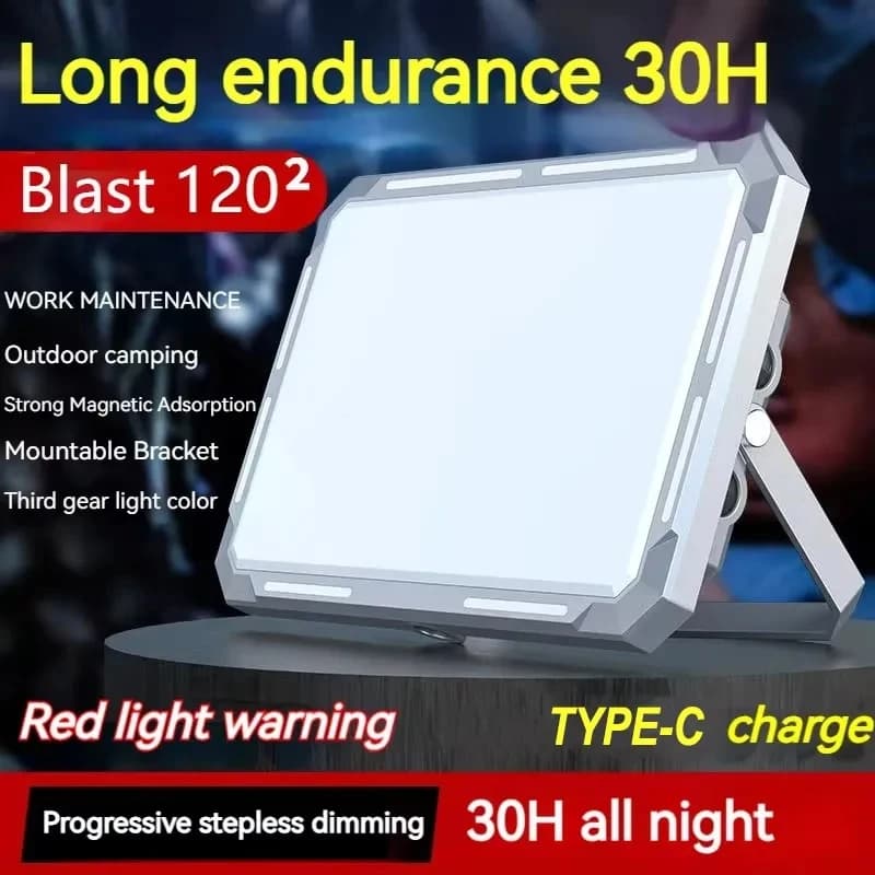 LED Camping Tent Light Rechargeable Emergency Light For Outdoor High Power Waterproof Portable Hanging Lamps