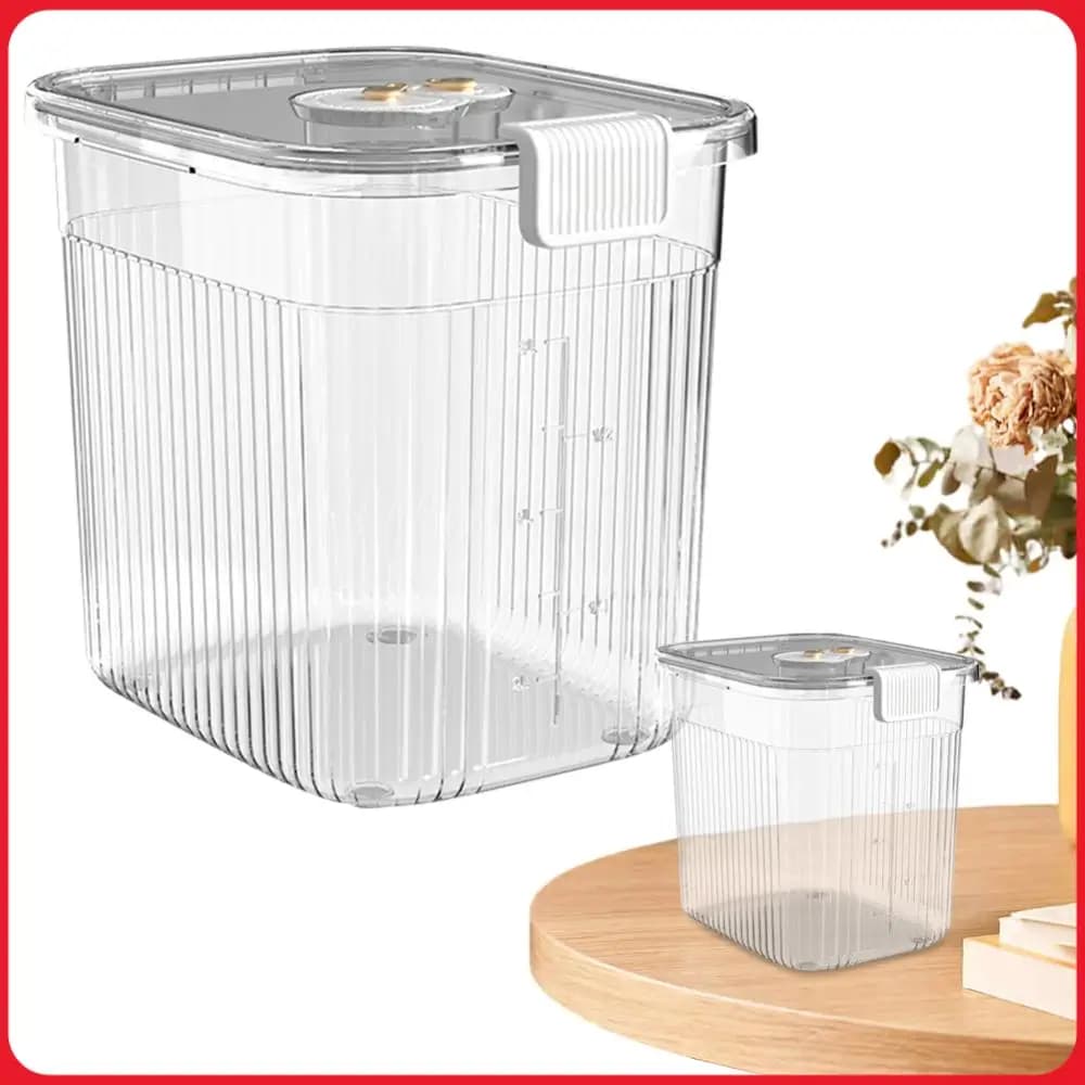 5/10Kg Flour Storage Tank Sealed Rice Tank Storage Box Insect Proof Dry Food Box Moisture-Proof Large Capacity Kitchen Organizer