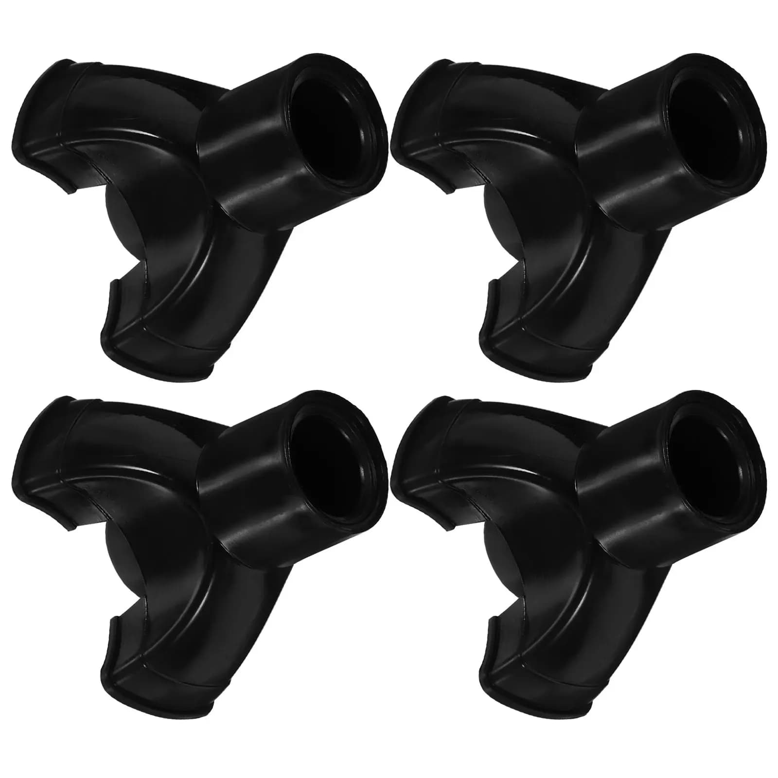 4 Pieces Anti-slip Covers Reinforced for Stroller Sticks, Trekking Sticks, Stamps - Protected Rubber