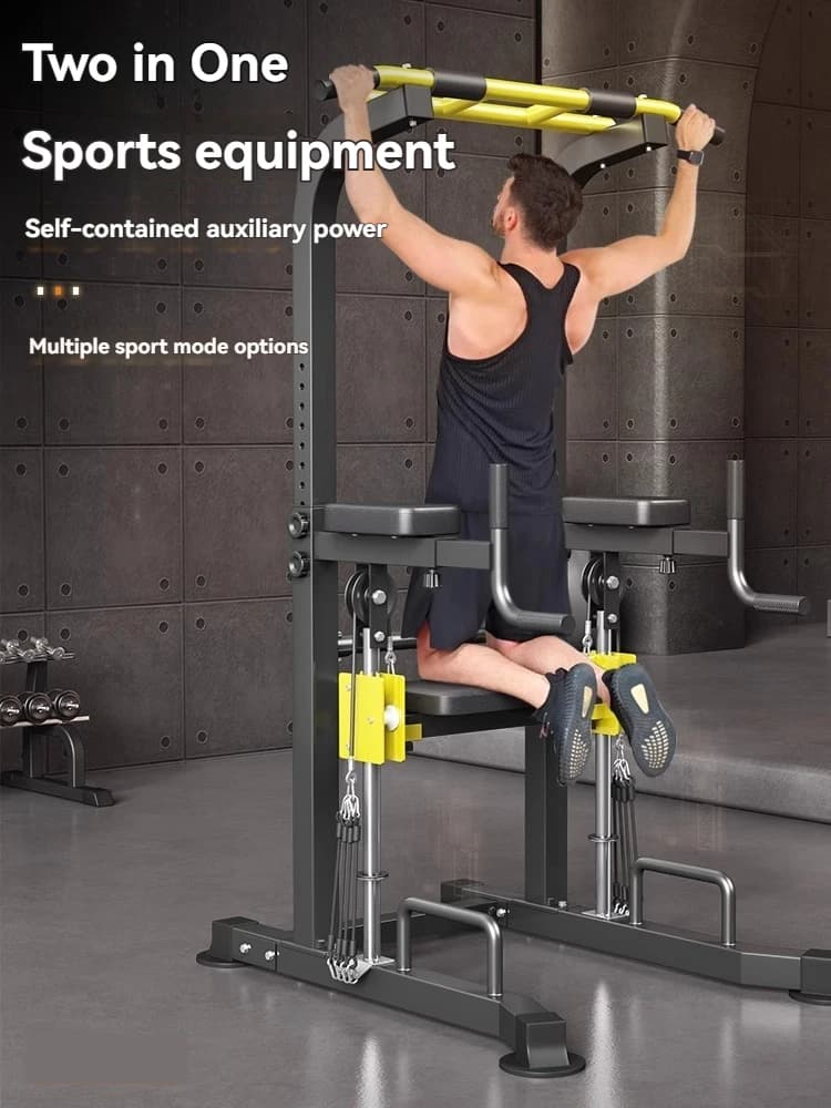 Training device for flexion and arm extension, indoor adult floor parallel bars, home-assisted pull-up training device.