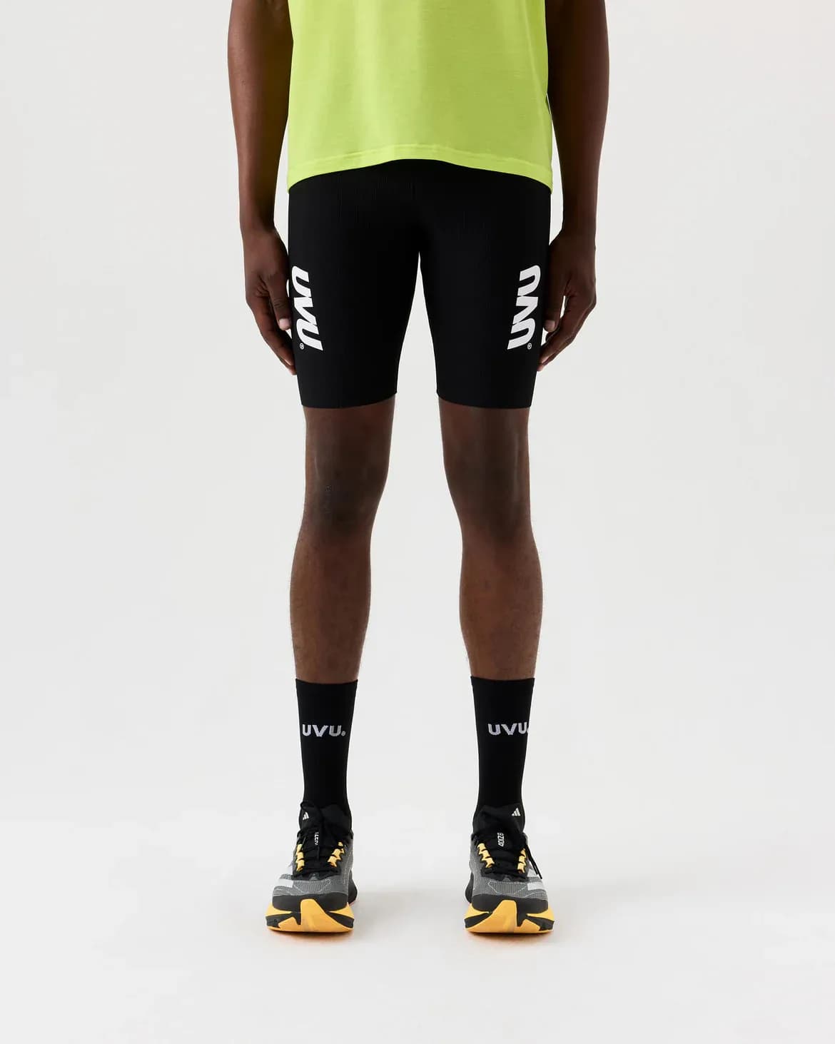 Pantaloncini a Compressione UVU da Uomo con Tasca Interna per Corsa, Palestra, Ciclismo, Elastici, Asciugatura Rapida, Porta Telefono